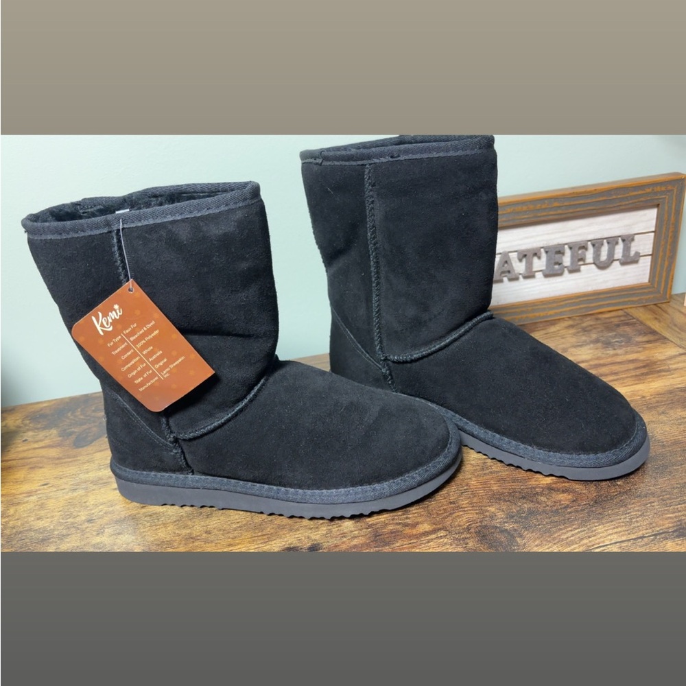 Black Winter Boots for Women